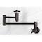 Kingston Brass KS8105DX Wall Mount Pot Filler Kitchen Faucet, Oil Rubbed Bronze KS8105DX - alternate 3